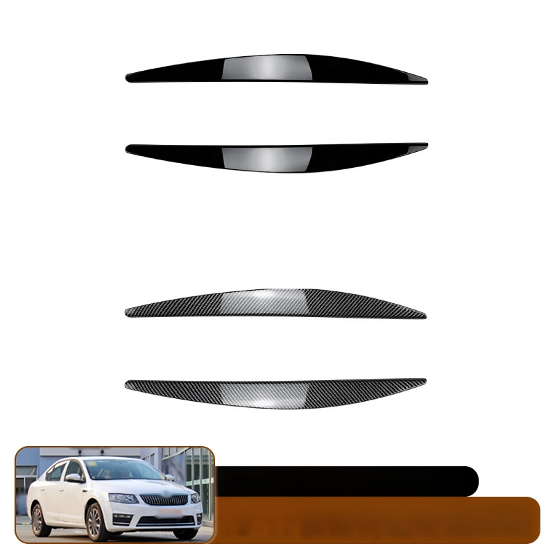 Dekorativna naljepnica za obrve svjetala Skoda Octavia MK3 (15-17) - ABS materijal, Botu