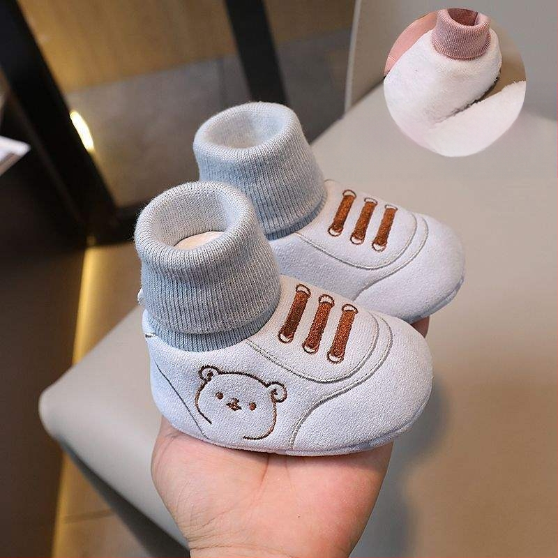 Prozračne dječje cipele za prve korake, gornji dio od nubuka, podstava od pamuka, protuklizne, za dob 6–12 mjeseci, unisex minimalistički stil