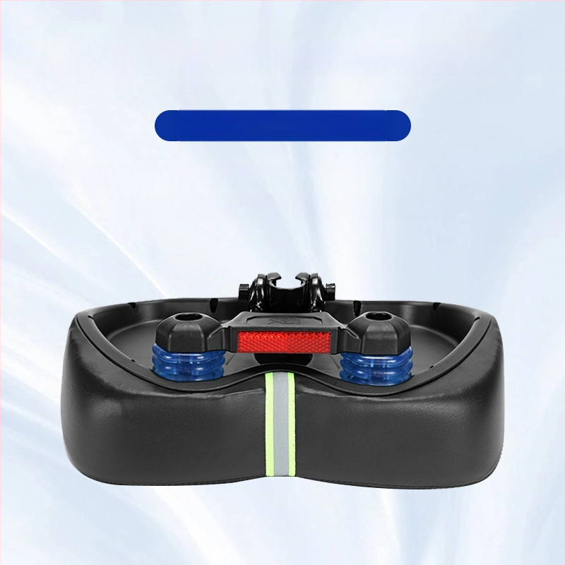 Велосипедна седалка SX-518 от Hengyi, дебела мека възглавница, вентилирана и дишаща, материал PU гел + водоустойчив PU, предназначена за планински спортни превозни средства