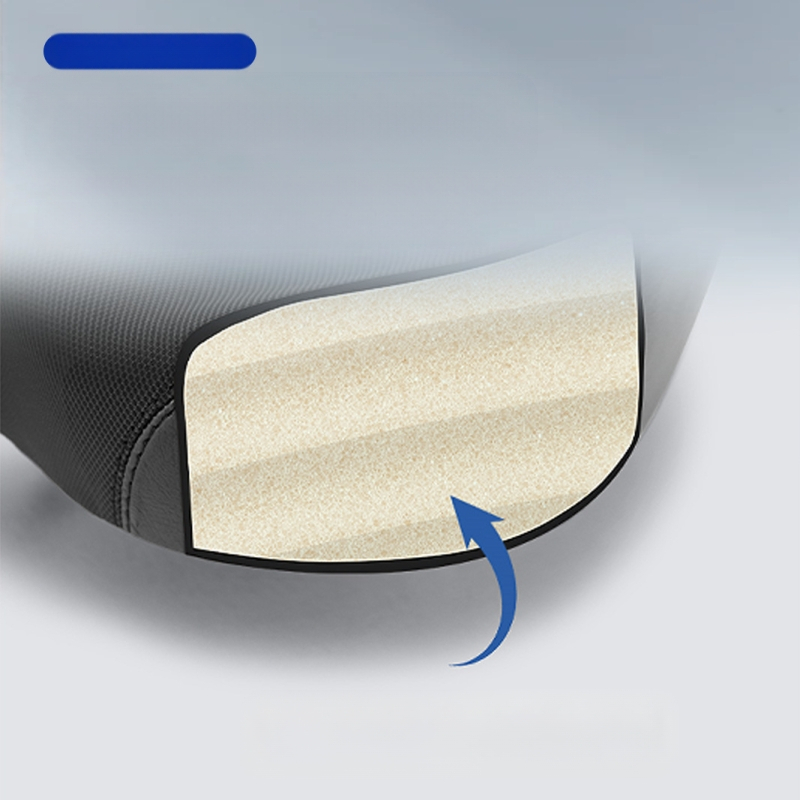 Велосипедна седалка SX-518 от Hengyi, дебела мека възглавница, вентилирана и дишаща, материал PU гел + водоустойчив PU, предназначена за планински спортни превозни средства