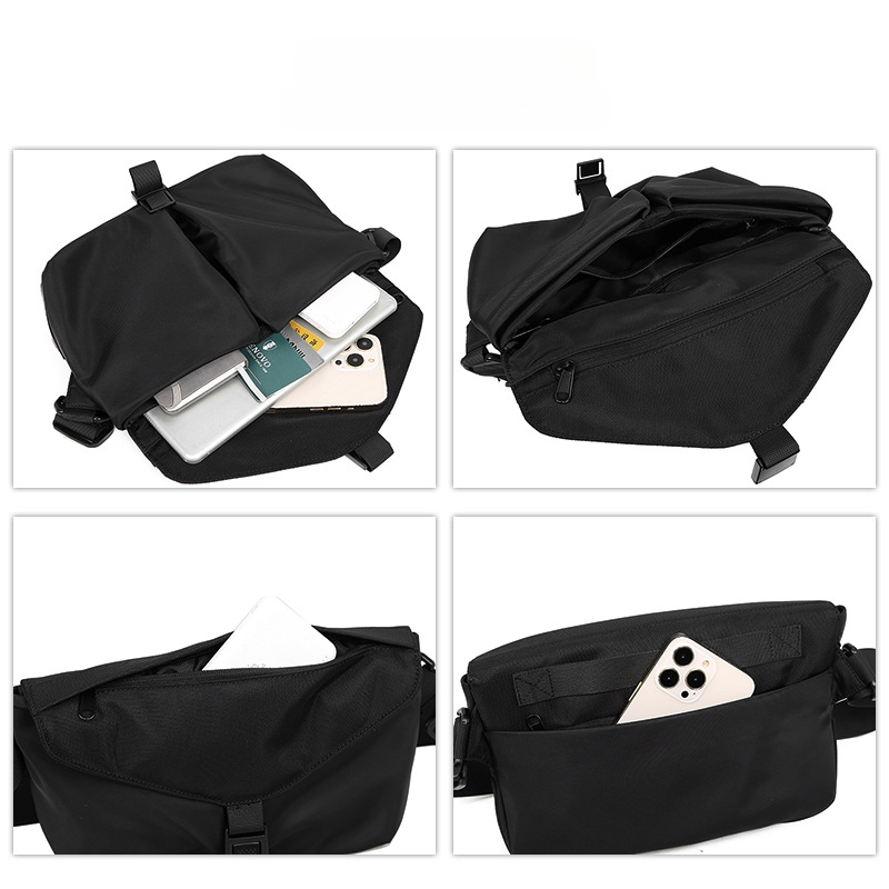 Vyrų krepšys per petį - gatvės stilius, nailonas, End&start, atspari vandeniui, apkrovos mažinimas