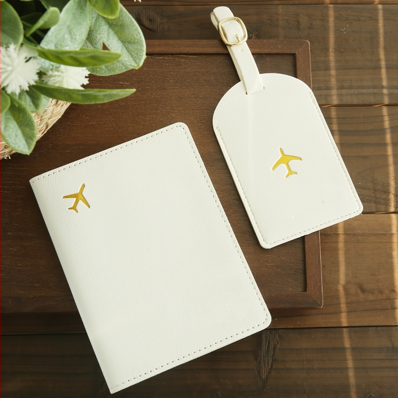 Ετικέτα αποσκευών + Θήκη διαβατηρίου – Hoshino PU δέρμα, αδιάβροχη, υπερ-ελαφριά, αναδιπλούμενη, casual ταξίδι