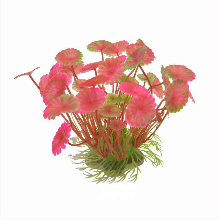 Simulētie ūdens augi akvārija dekorēšanai • PE + keramiskā pamatne • Akvārija ainavu augi