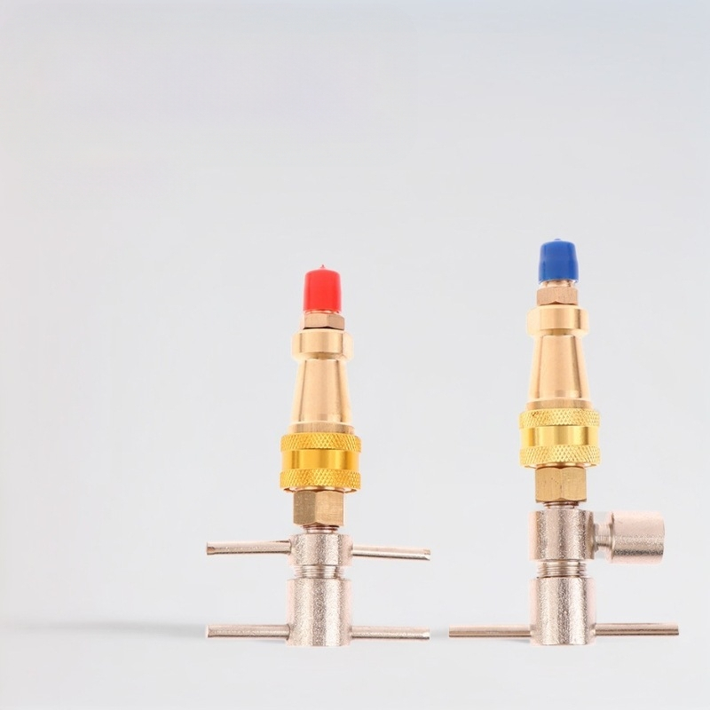 Εργαλείο γρήγορης σύνδεσης για ψυγείο, γέμιση φρέον, 1/4 γρήγορη σύνδεση, μέταλλο σίδηρος, κωδικός Zrbi1776