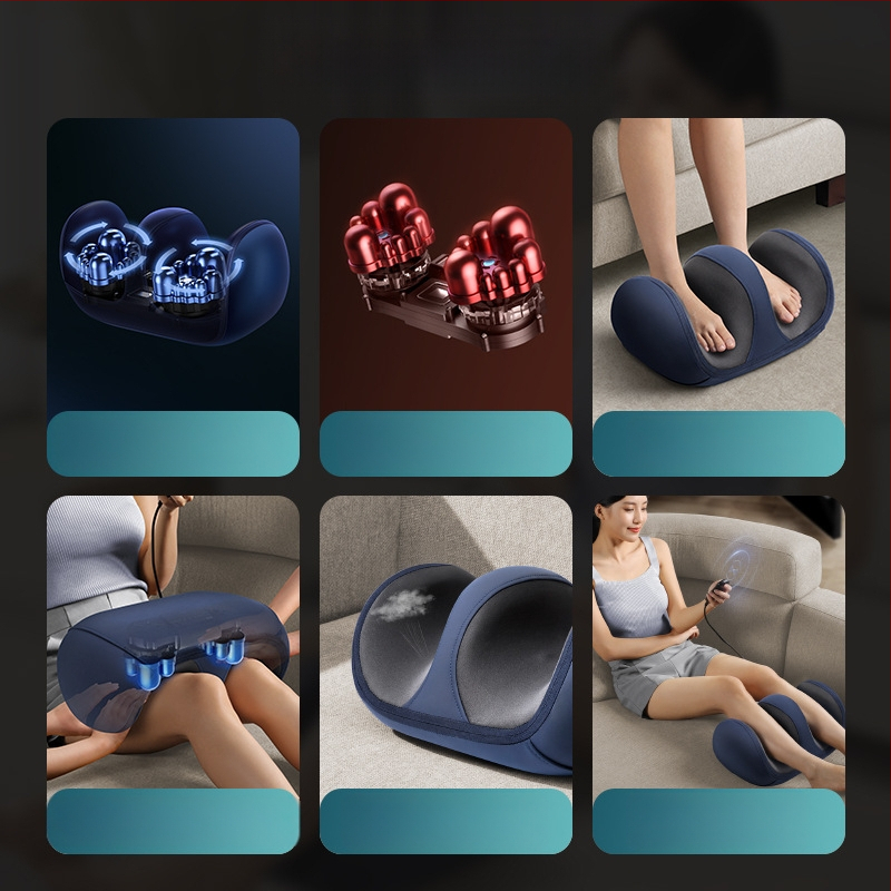 Namų naudojimo blauzdų masažuoklis, visiškai automatinis pėdų minkymo masažas, kojų grožio prietaisas, raumenų masažuoklis