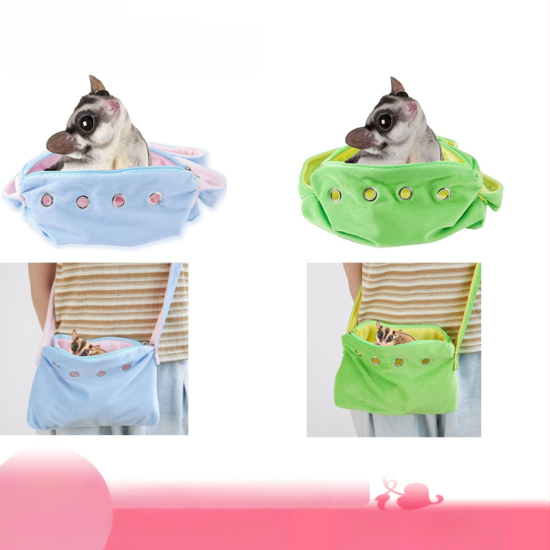 Hamsteru un Guinea cūkas izbraukuma soma, auduma crossbody soma maziem mājdzīvniekiem, pleca pārvadāšanai, kods 0504, visas sezonas, Zhejiang