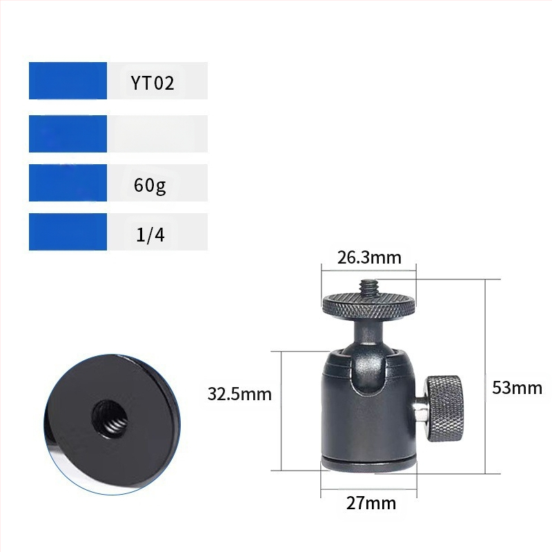 Ράβδος επέκτασης για σταθεροποιητή κάμερας | Αλουμινίου κράμα + σιλικόνη | 5-τμημάτων σχεδιασμός | Παγκόσμια συμβατότητα | Μοντέλο yc03 | Μέγιστο φορτίο 2–5 kg