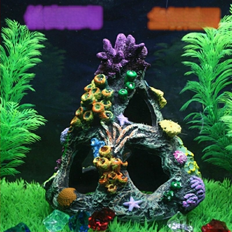 Exclusive Item Ornament pentru acvariu în formă de margaretă din sârmă de fier - confecție țesută, pentru nunți