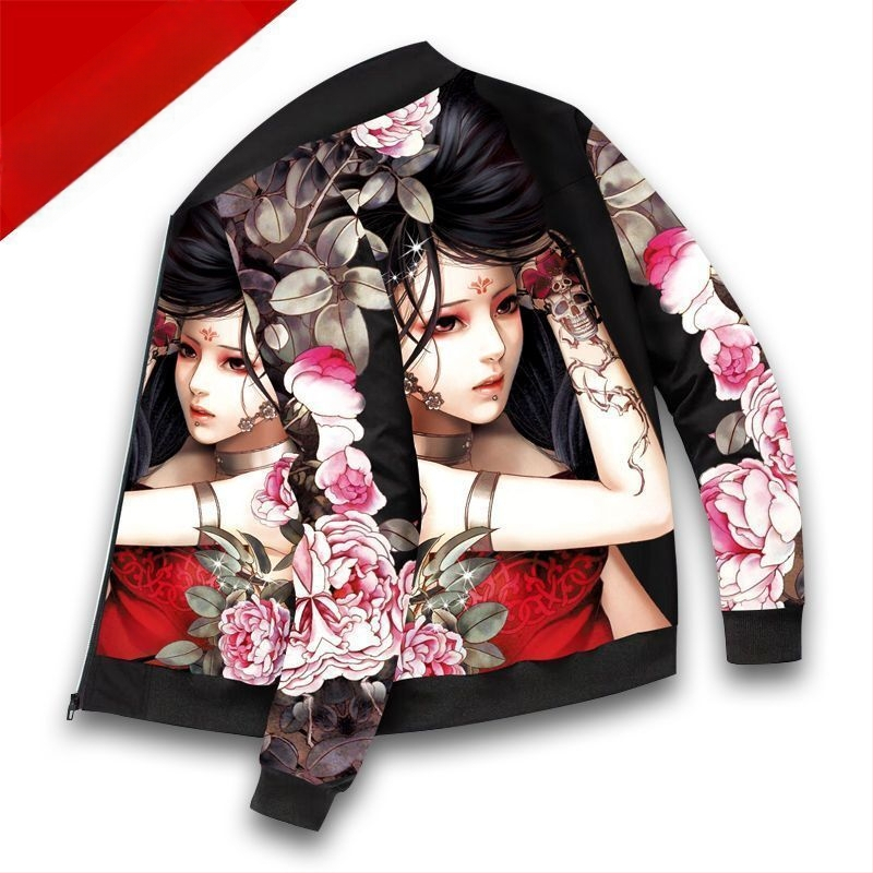 Ανδρικό τζάκετ μπέϊζμπολ σε ρετρό στυλ, πολυεστέρας, χοντρό για τον χειμώνα