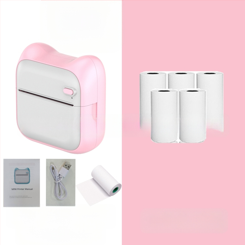 GOTOOGO USB θερμικός φωτοεκτυπωτής 57mm – φορητός τσέπης για μαθητές, συμβατός με Android και iOS