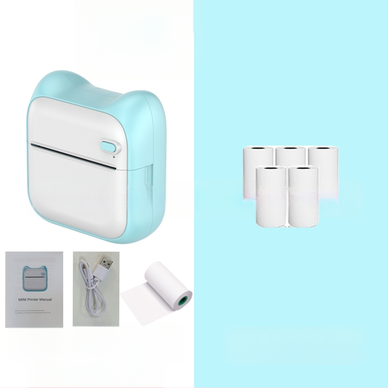 GOTOOGO USB θερμικός φωτοεκτυπωτής 57mm – φορητός τσέπης για μαθητές, συμβατός με Android και iOS