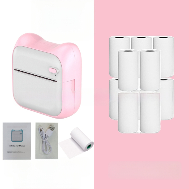 GOTOOGO USB θερμικός φωτοεκτυπωτής 57mm – φορητός τσέπης για μαθητές, συμβατός με Android και iOS