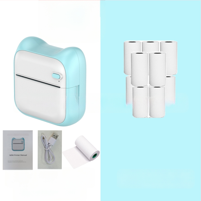 GOTOOGO USB θερμικός φωτοεκτυπωτής 57mm – φορητός τσέπης για μαθητές, συμβατός με Android και iOS