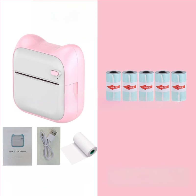 GOTOOGO USB θερμικός φωτοεκτυπωτής 57mm – φορητός τσέπης για μαθητές, συμβατός με Android και iOS