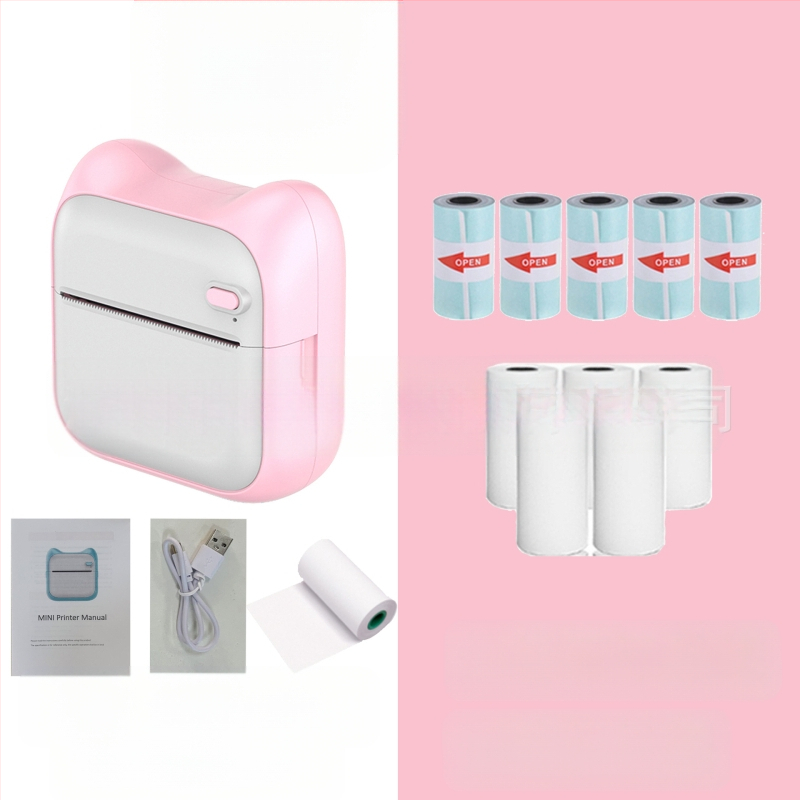 GOTOOGO USB θερμικός φωτοεκτυπωτής 57mm – φορητός τσέπης για μαθητές, συμβατός με Android και iOS