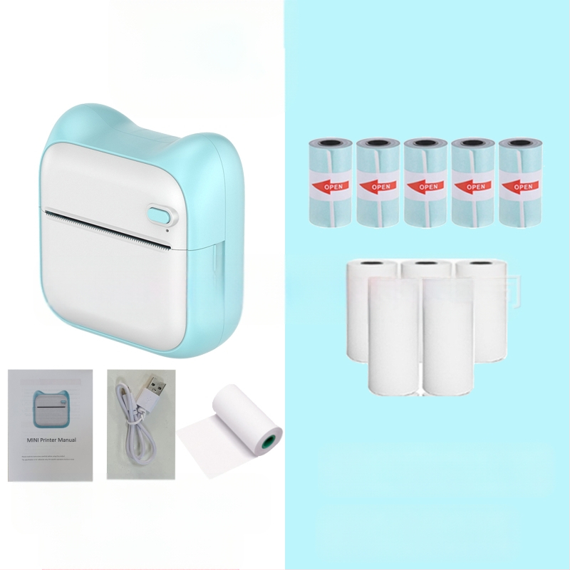 GOTOOGO USB θερμικός φωτοεκτυπωτής 57mm – φορητός τσέπης για μαθητές, συμβατός με Android και iOS