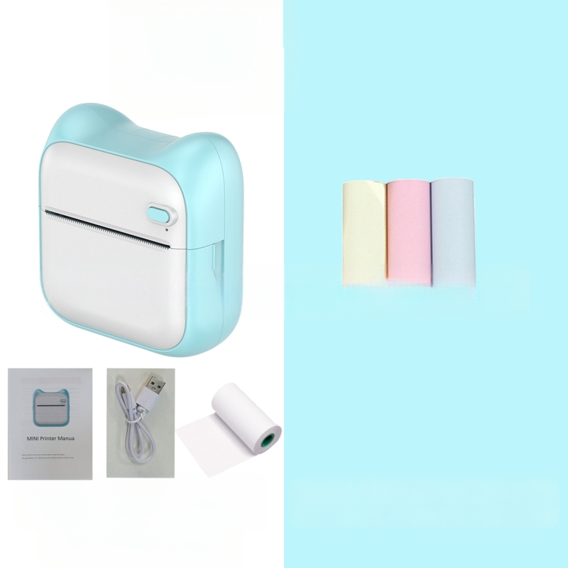 GOTOOGO USB θερμικός φωτοεκτυπωτής 57mm – φορητός τσέπης για μαθητές, συμβατός με Android και iOS