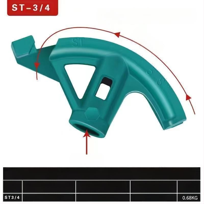 Χειροκίνητο εργαλείο κάμψης σωλήνων για χαλκό, χάλυβα, γαλβανισμένες και σιδερένιες σωλήνες (KBG/IDG)