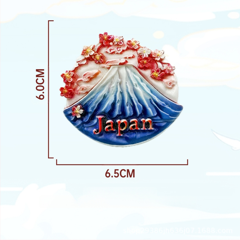 Μαγνητάκι ψυγείου για διακόσμηση σπιτιού — ρεαλιστικό στυλ, σκληρή ρητίνη, μάρκα Artriseartrise, προσωπικό δώρο για σπίτι, ταξίδι, αποφοίτηση