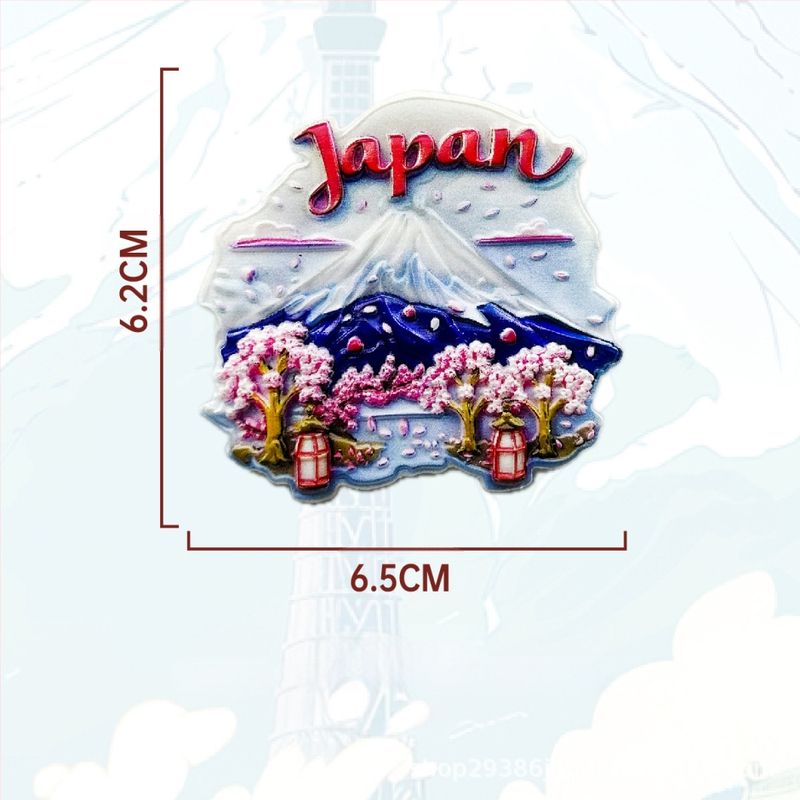 Μαγνητάκι ψυγείου για διακόσμηση σπιτιού — ρεαλιστικό στυλ, σκληρή ρητίνη, μάρκα Artriseartrise, προσωπικό δώρο για σπίτι, ταξίδι, αποφοίτηση