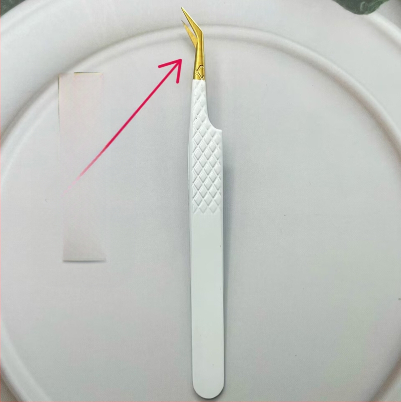 Пинсети за мигли – остър връх, антистатични, неръждаема стомана