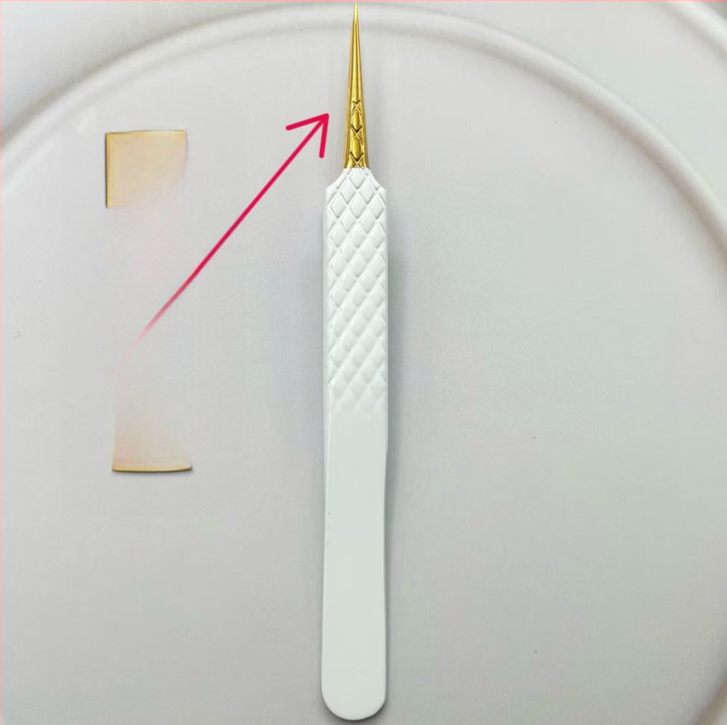 Пинсети за мигли – остър връх, антистатични, неръждаема стомана