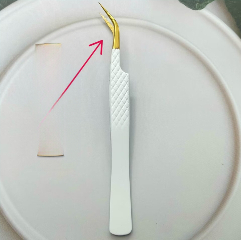 Пинсети за мигли – остър връх, антистатични, неръждаема стомана