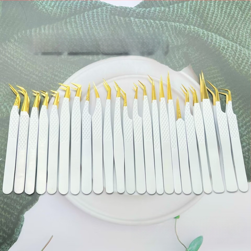 Пинсети за мигли – остър връх, антистатични, неръждаема стомана