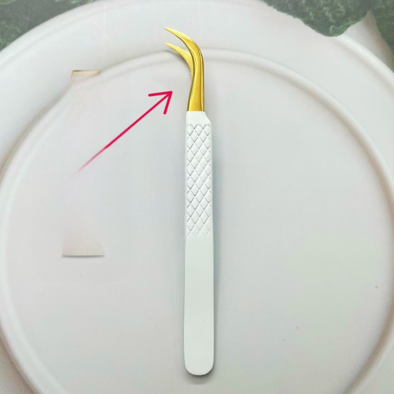 Пинсети за мигли – остър връх, антистатични, неръждаема стомана