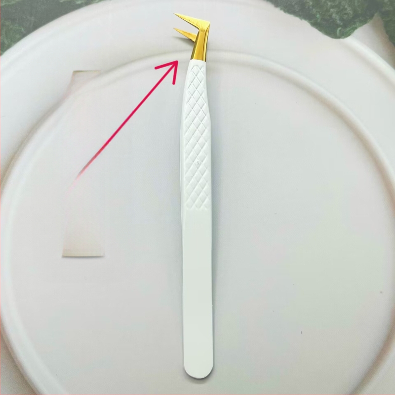 Пинсети за мигли – остър връх, антистатични, неръждаема стомана