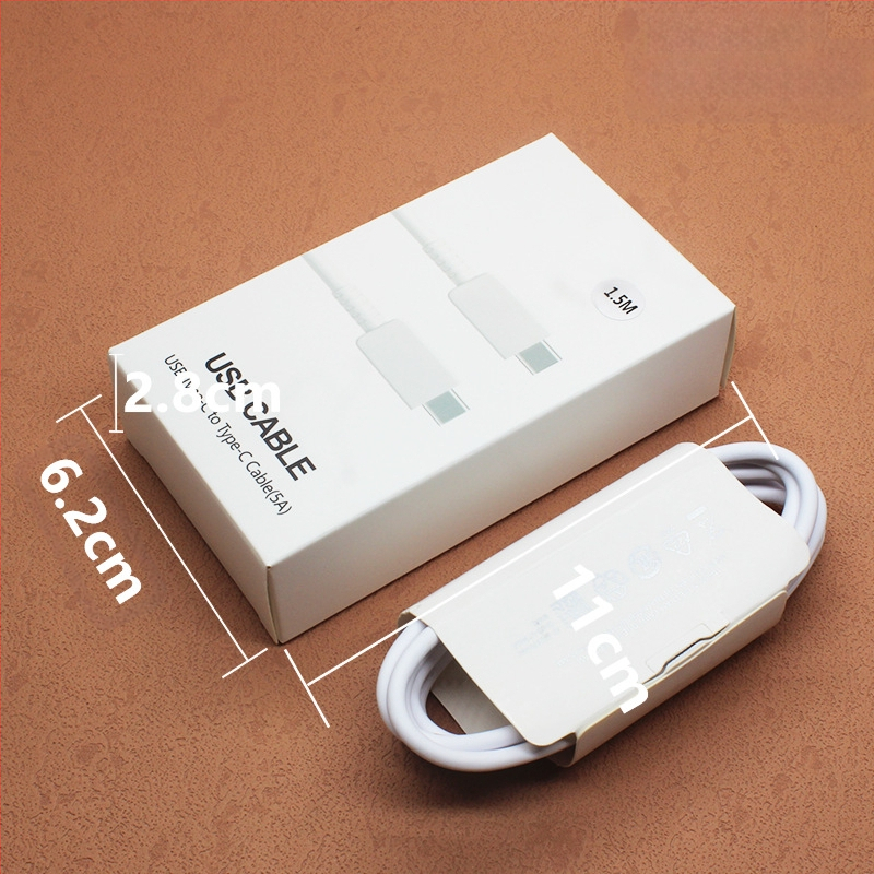 Type-C įkrovimo kabelis, Greita įkrova, 5A, TPE