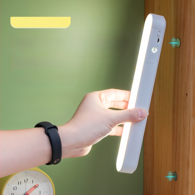 Учебна настолна лампа с защита на очите, дистанционно управление, три температури на светлината, вградена батерия, лампа за учене