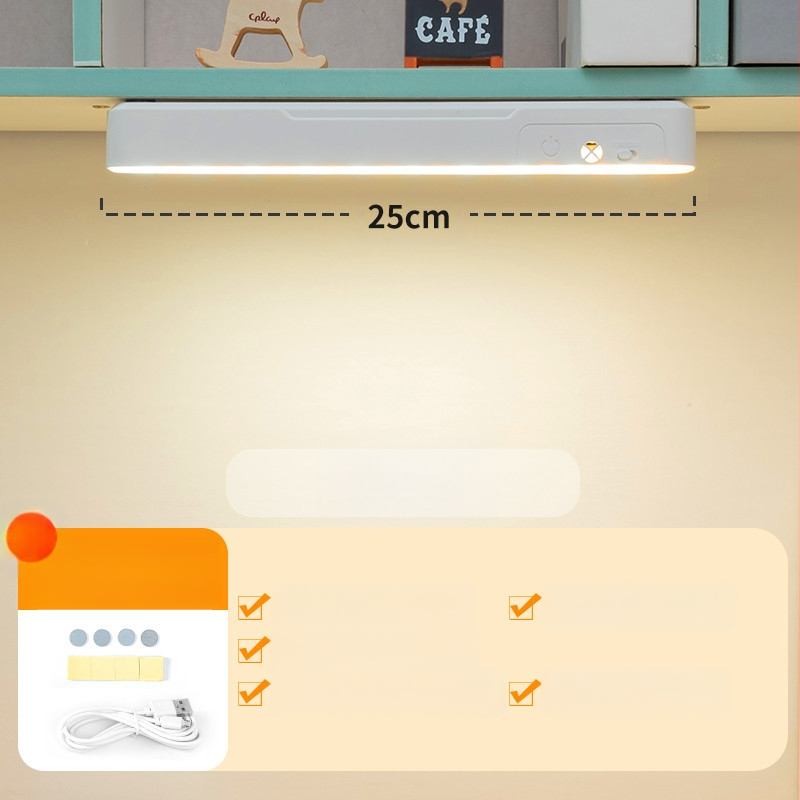 Учебна настолна лампа с защита на очите, дистанционно управление, три температури на светлината, вградена батерия, лампа за учене