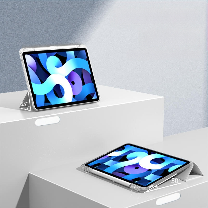 Θήκη iPad με συνθετικό δέρμα, ανάγλυφη υφή, μαγνητική βάση, ανθεκτική στις πτώσεις, διαχείριση θερμότητας