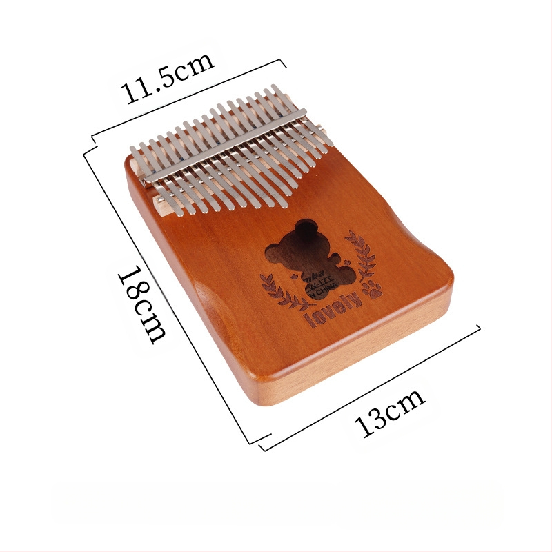 Wensheng Kalimba 17-Tone Thumb Piano – Επαγγελματικού επιπέδου όργανο, Μοντέλο 17 Tone, W-17T, Συσκευασία σε χαρτοκιβώτιο