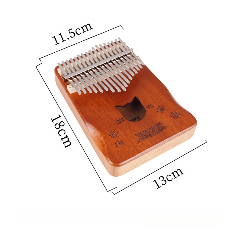 Wensheng Kalimba 17-Tone Thumb Piano – Επαγγελματικού επιπέδου όργανο, Μοντέλο 17 Tone, W-17T, Συσκευασία σε χαρτοκιβώτιο