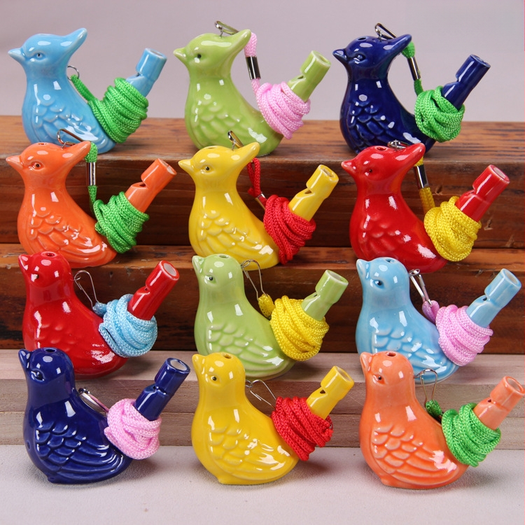 Σφυριχτήρα για υδροβιτικά πουλιά από γυαλισμένη πορσελάνη, κεραμική τέχνη, μοντέρνος μινιμαλιστικός σχεδιασμός, τυποποιημένη συσκευασία