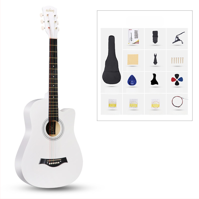 Ai Sheng φολκ κιθάρα, σώμα από basswood, ταστιέρα ABS, μοντέλο 38-41