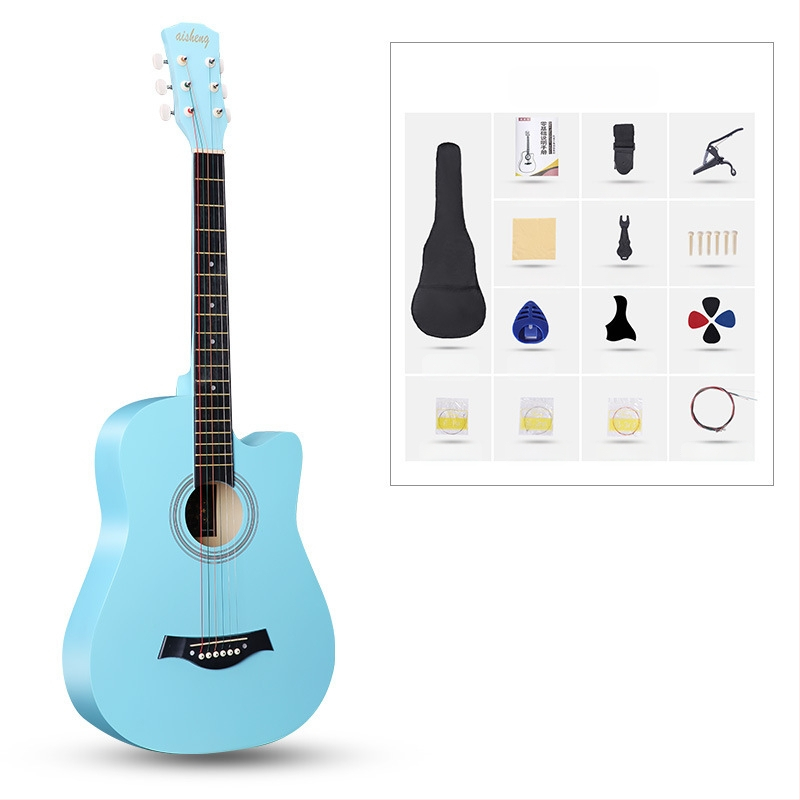 Ai Sheng φολκ κιθάρα, σώμα από basswood, ταστιέρα ABS, μοντέλο 38-41