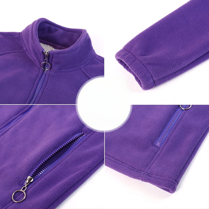 Moteriška striukė su stačiu kaklu ir fleece įdanga – šilta, kasdienis stilius, užtrauktukas priekyje, vidinė kišenė, poliesteris, ilgomis rankovėmis, 2023 pavasaris