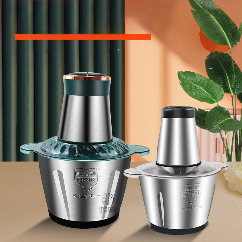 Οικιακή μηχανή κιμά και ανάμειξης | χωρητικότητα 1–3 L; σώμα από ανοξείδωτο ατσάλι; 4 λεπίδες; μέγ. ταχύτητα 10 000 rpm; θόρυβος < 36 dB