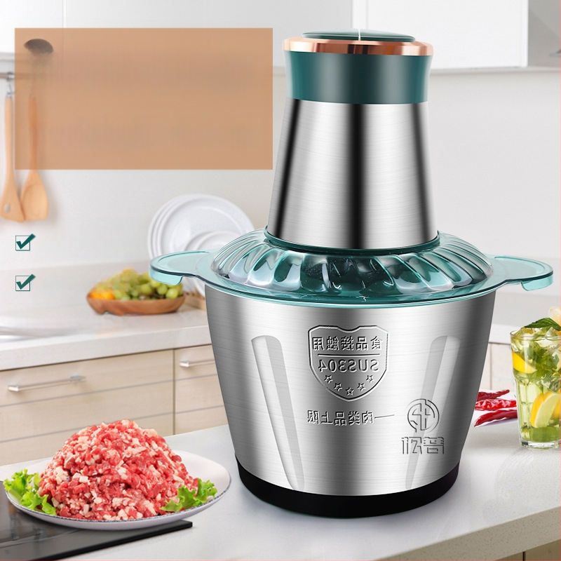 Οικιακή μηχανή κιμά και ανάμειξης | χωρητικότητα 1–3 L; σώμα από ανοξείδωτο ατσάλι; 4 λεπίδες; μέγ. ταχύτητα 10 000 rpm; θόρυβος < 36 dB