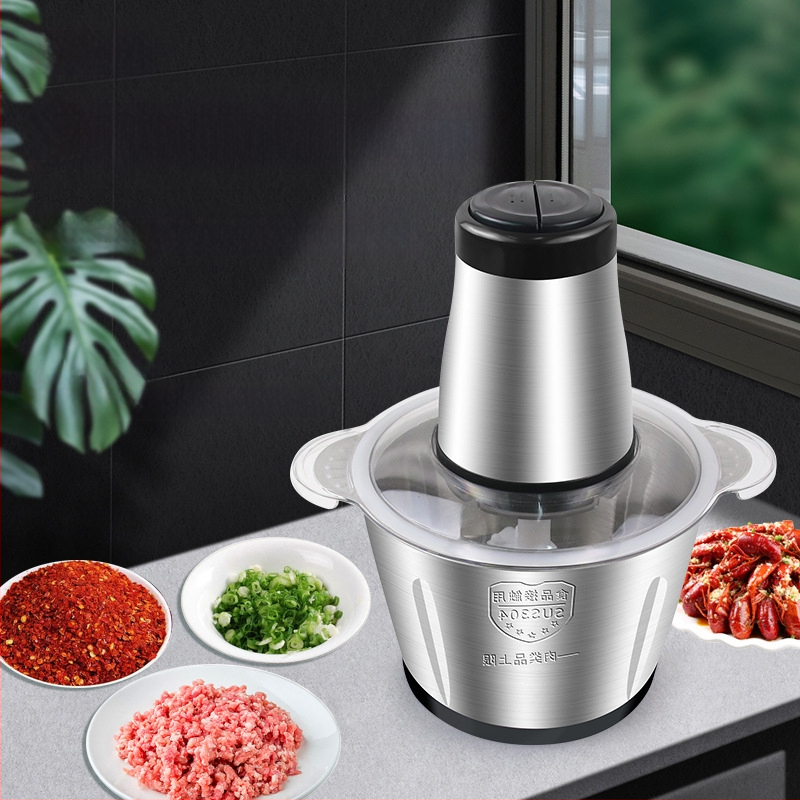 Οικιακή μηχανή κιμά και ανάμειξης | χωρητικότητα 1–3 L; σώμα από ανοξείδωτο ατσάλι; 4 λεπίδες; μέγ. ταχύτητα 10 000 rpm; θόρυβος < 36 dB