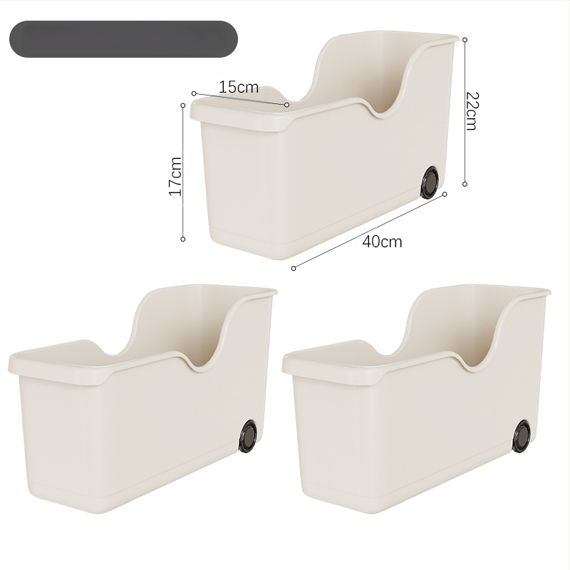 Trauku uzglabāšanas kaste - plastmasa, daudzfunkcionāla virtuves organizators, Starry Sky zīmols, moderns minimālisma stils