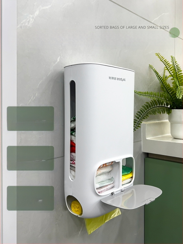 Šiukšlių maišelių laikymo dėžutė, metalo konstrukcija, 18L talpa, japonų stilius, logotipo spausdinimas įmanomas