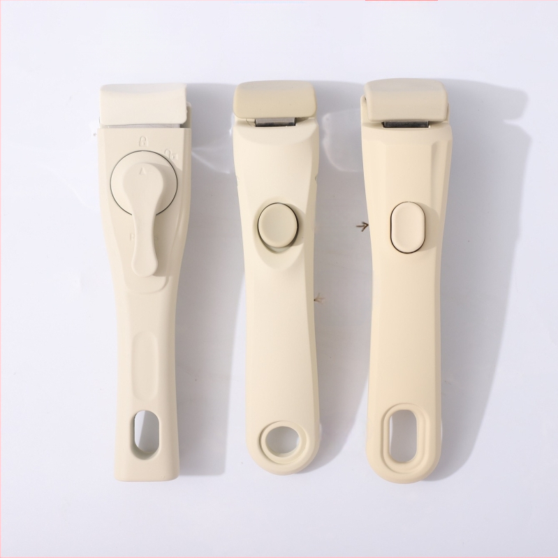 Σετ μαγειρικών σκευών με αποσπώμενο χερούλι — αντικολλητικά σκεύη από κράμα αλουμινίου με πολυεπίπεδο πάτο, περιλαμβάνει κατσαρόλα για γάλα, δύο τηγάνια, καπάκι γυάλινο με σιλικόνη, συμβατό με επαγωγή