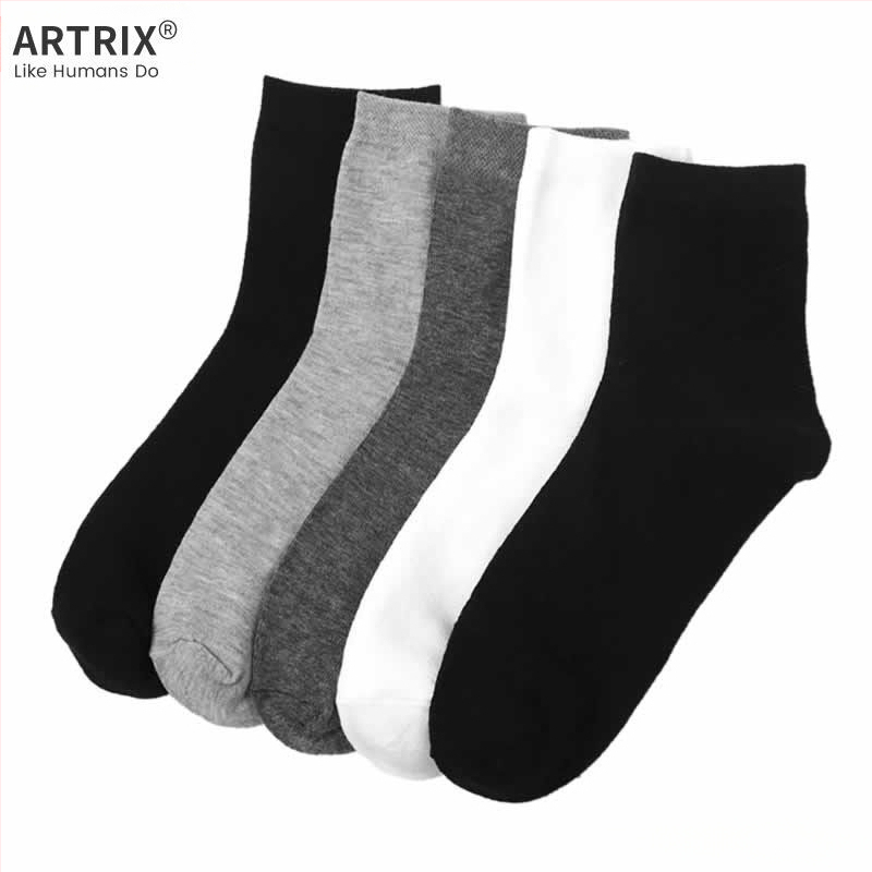 Ikdienas zeķes ar sviediena uzsūcošu audumu, īsas potītes, pavasaris, galvenā materiāla saturs zem 30%