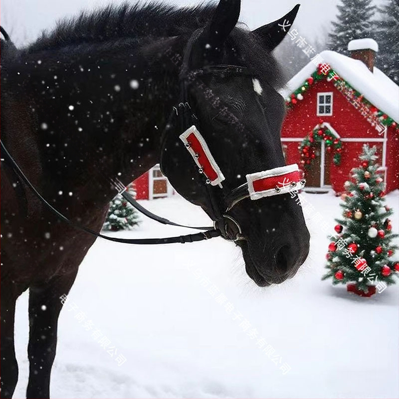 Κάλυμμα κεφαλής αλόγου με γούνα για τα Χριστούγεννα, Κωδικός: MLT, Περιοχές διάθεσης: Ευρώπη, Βόρεια Αμερική, Νότια Αμερική, Νοτιοανατολική Ασία, Βορειοανατολική Ασία, Μέση Ανατολή