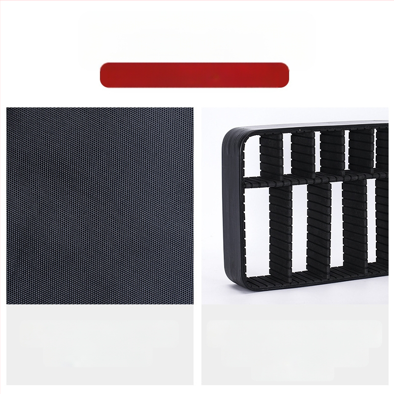 Makiažo krepšys iš Oxford audinio, vertikalios kvadrato formos, užtrauktuku užsegama kišenė, užtrauktuko atidarymas, talpa 36–55 L