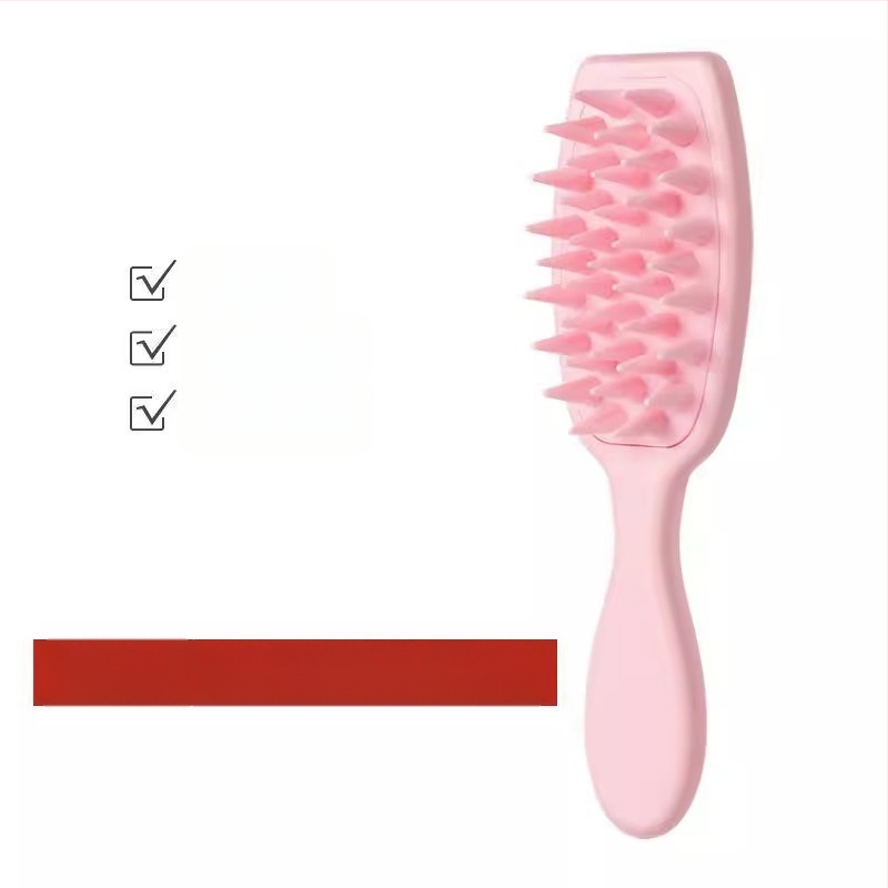 Šampon četka s dugim držalom – plastična masažna četka za vlasište, završna obrada Seiko, korejski stil